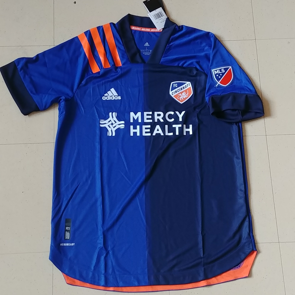 FC Cincinnati adidas 2020 Bold Authentic Jersey - Blue